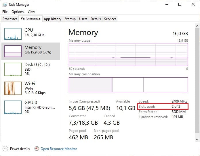 cara menambah ram laptop