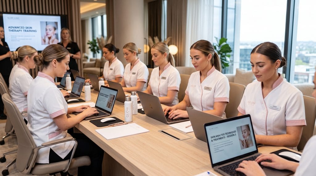 Pelatihan sistem digital rekam medis untuk staf klinik Kusuma Beauty